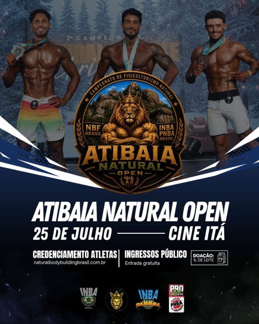 Campeonato Fisiculturismo Natural NBF 2026 - Atibaia Natural Open 2026